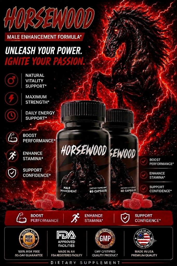 Horsewood men's vitality and daily wellness supplement bottle